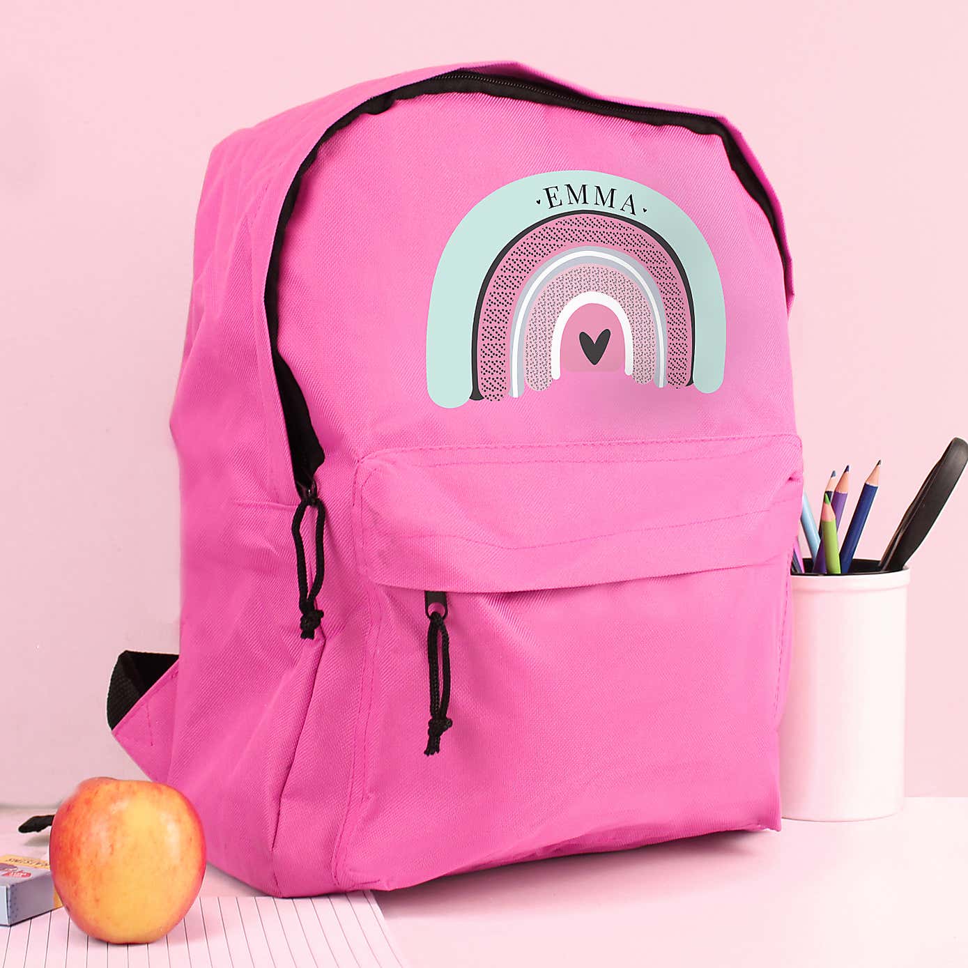 Personalised Rainbow Backpack