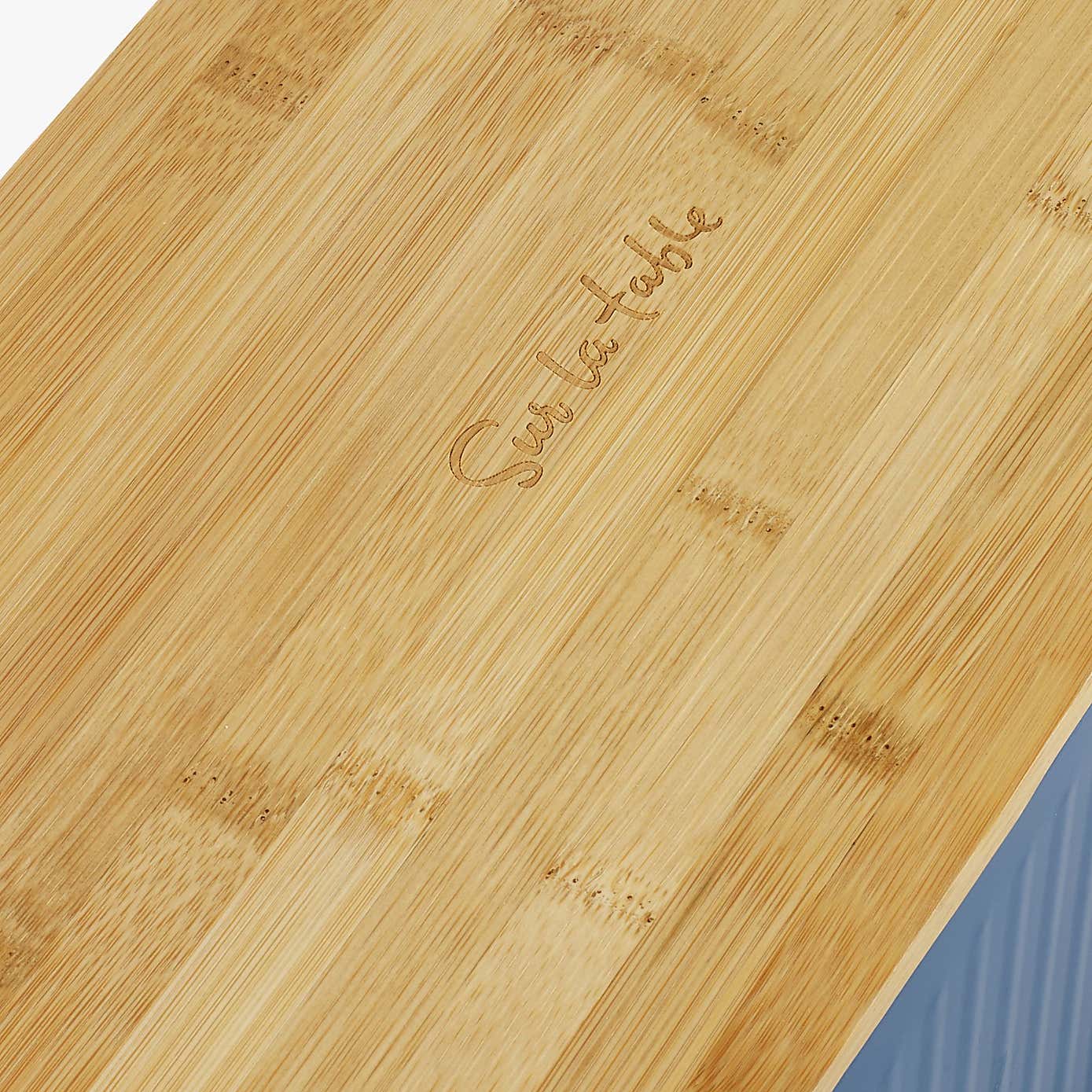 Sur La Table Blue Bread Bin