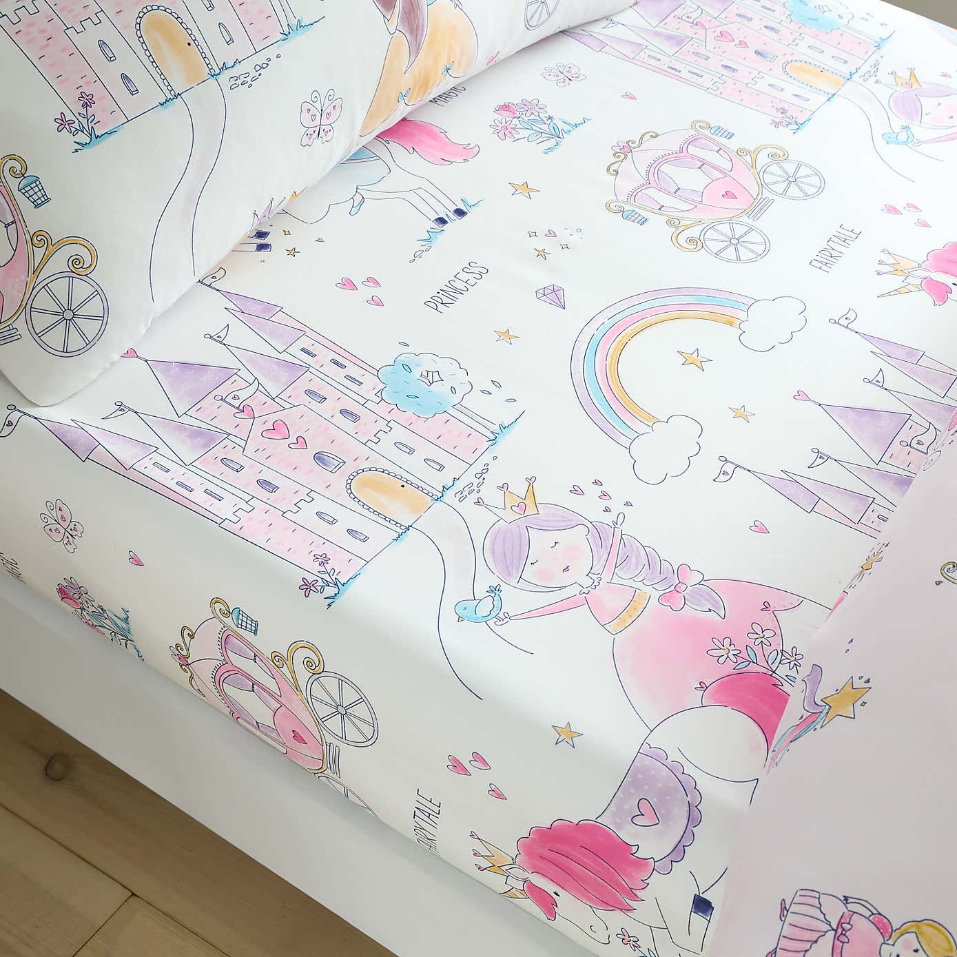 Princess Set of 2 Fitted Sheets