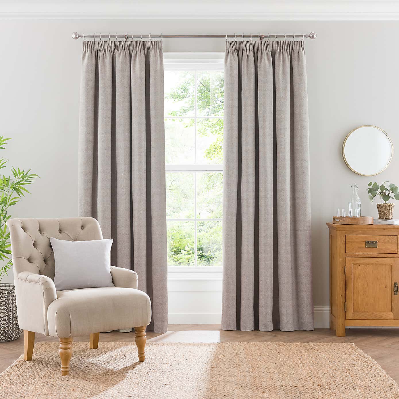 Elmore Blackout Pencil Pleat Curtains