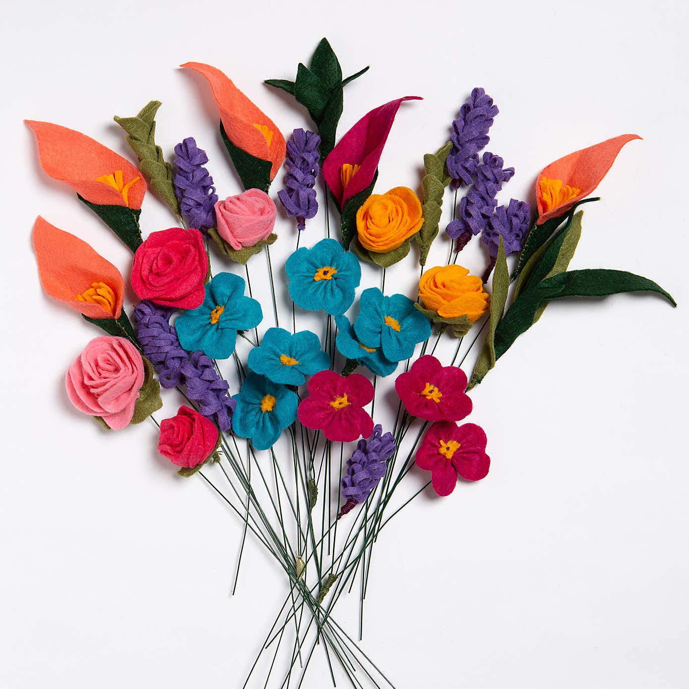 Wool Couture A Bouquet of Flowers