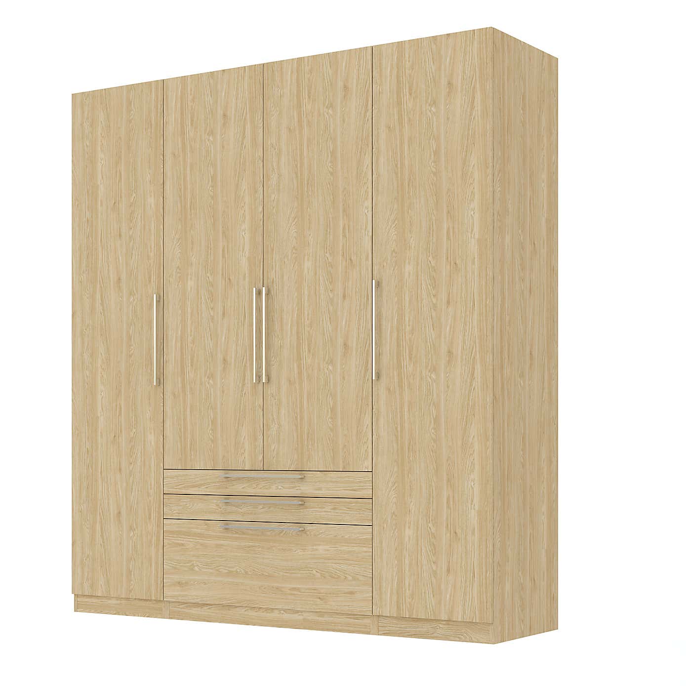 Foster 4 Door 3 Drawer Wardrobe