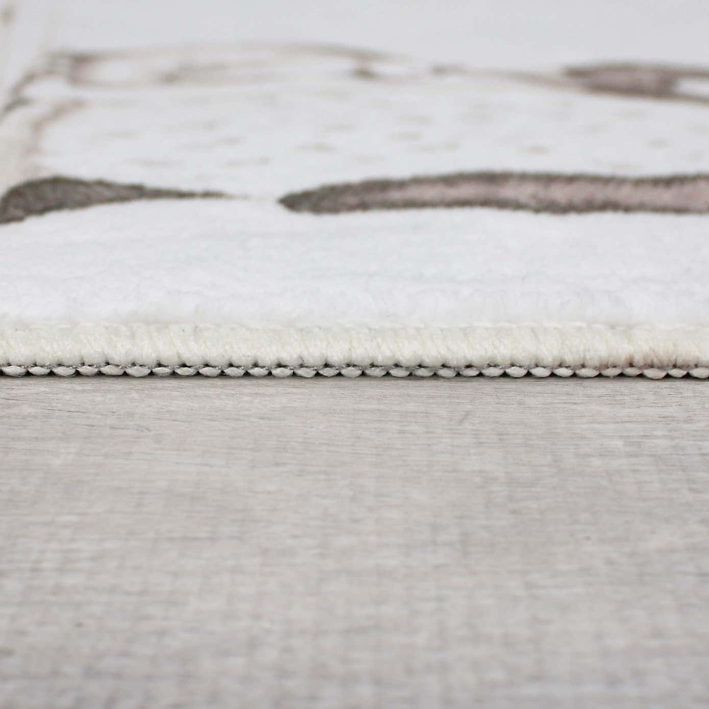 Kids Faux Fur Safari Washable Rug