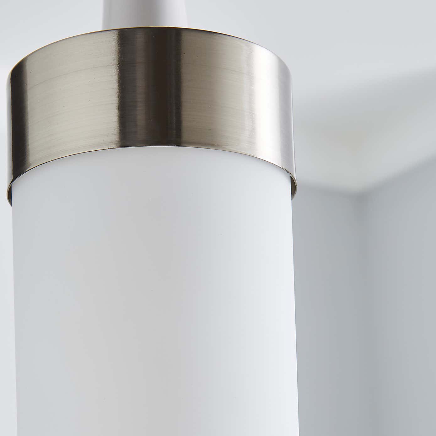 Ferris Satin Nickel Easy Fit Pendant Shade