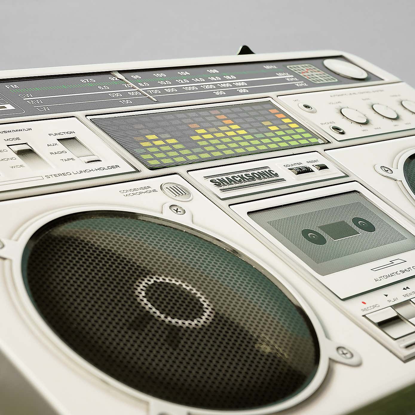 Boombox Metal Lunch Box