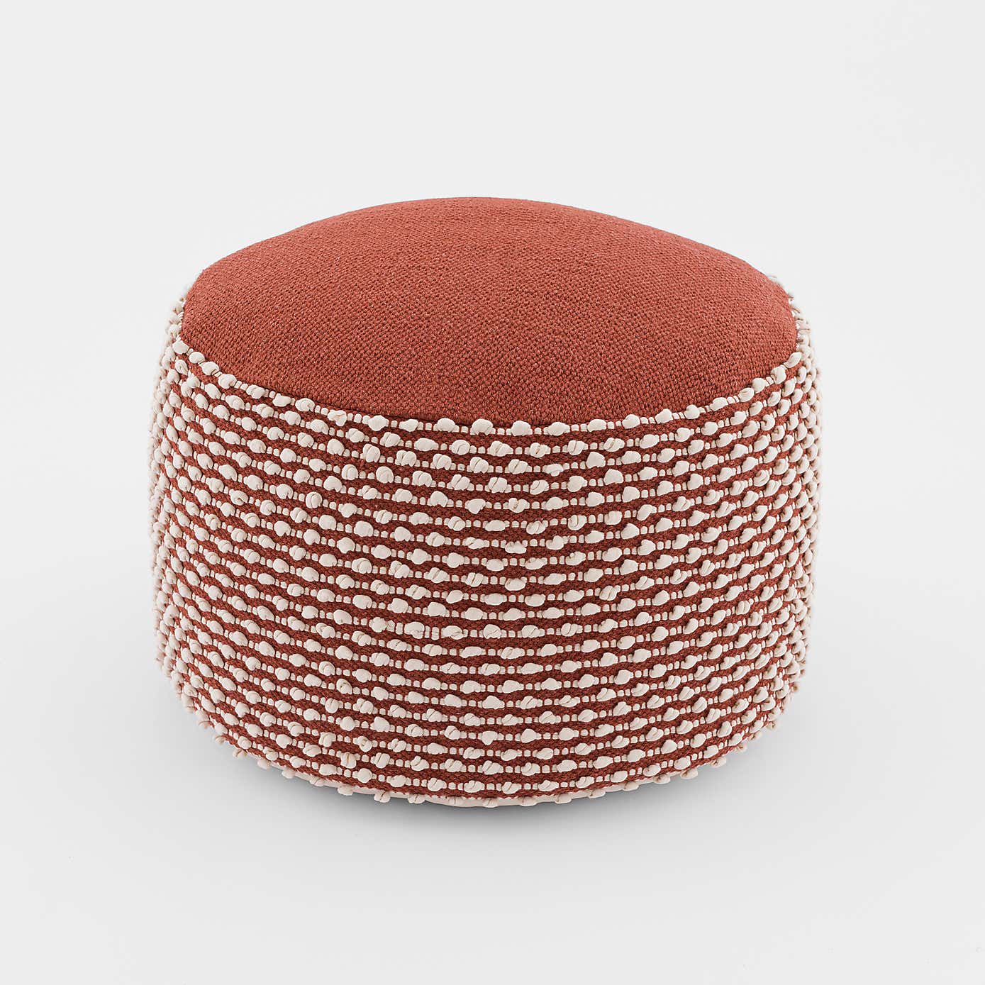 Jersey Bobble Round Pouffe
