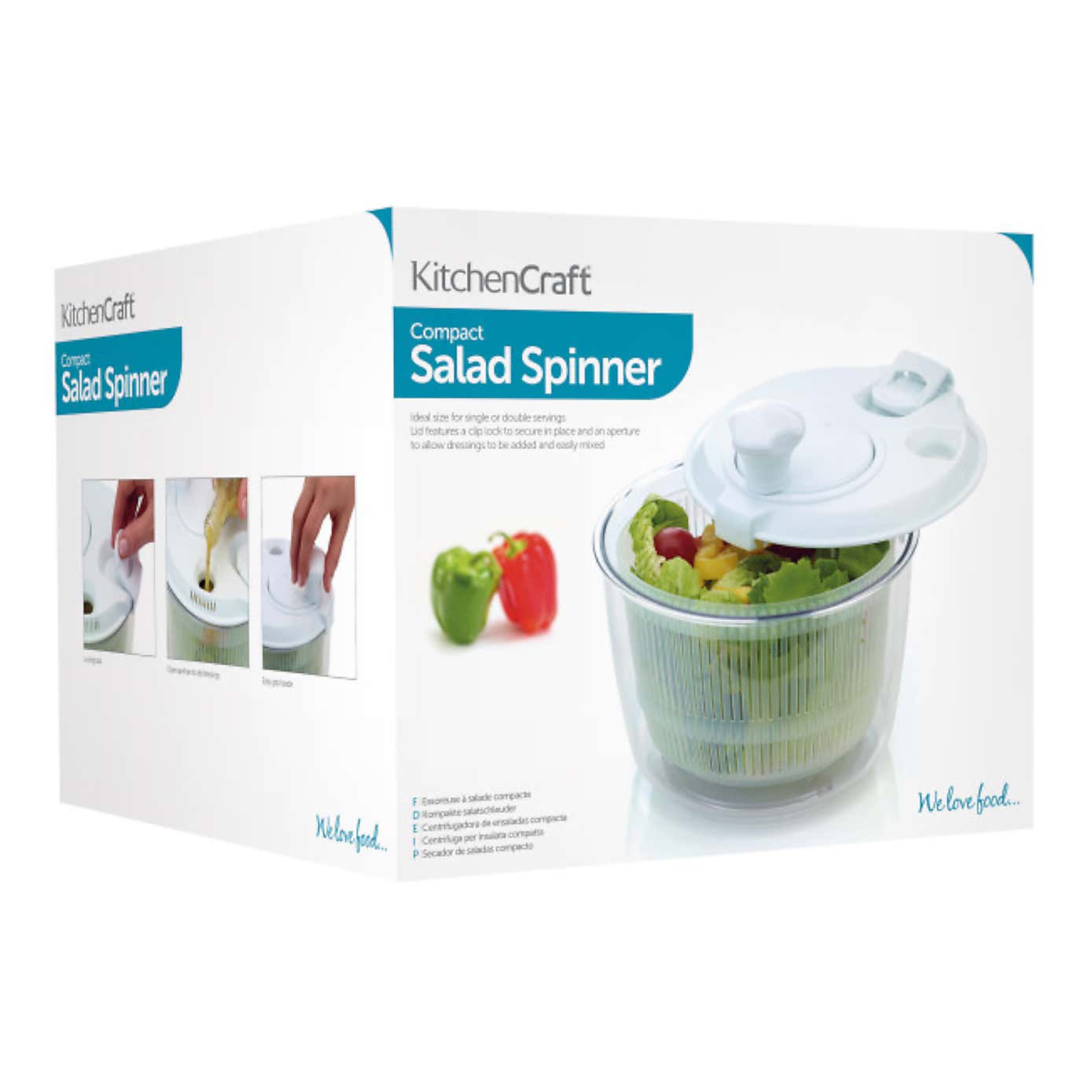 Manual Plastic Small Salad Spinner