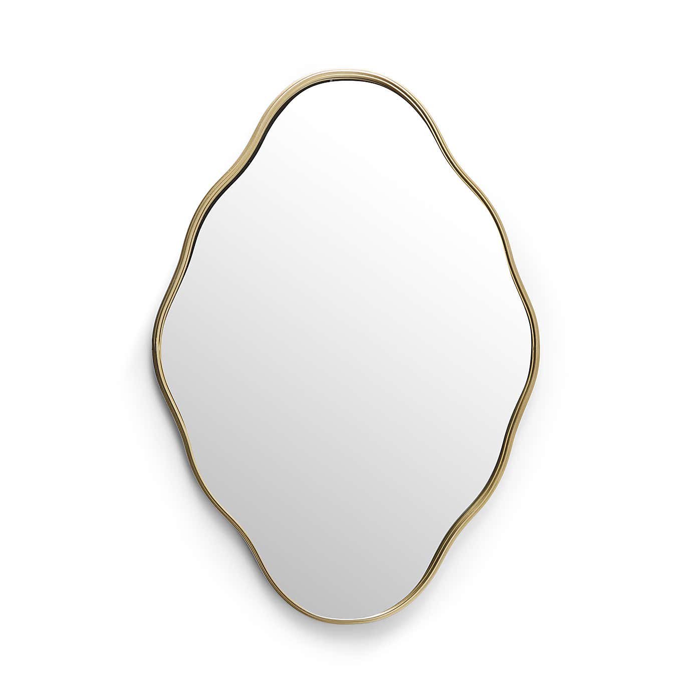 Frances Antique Brass Pond Wall Mirror