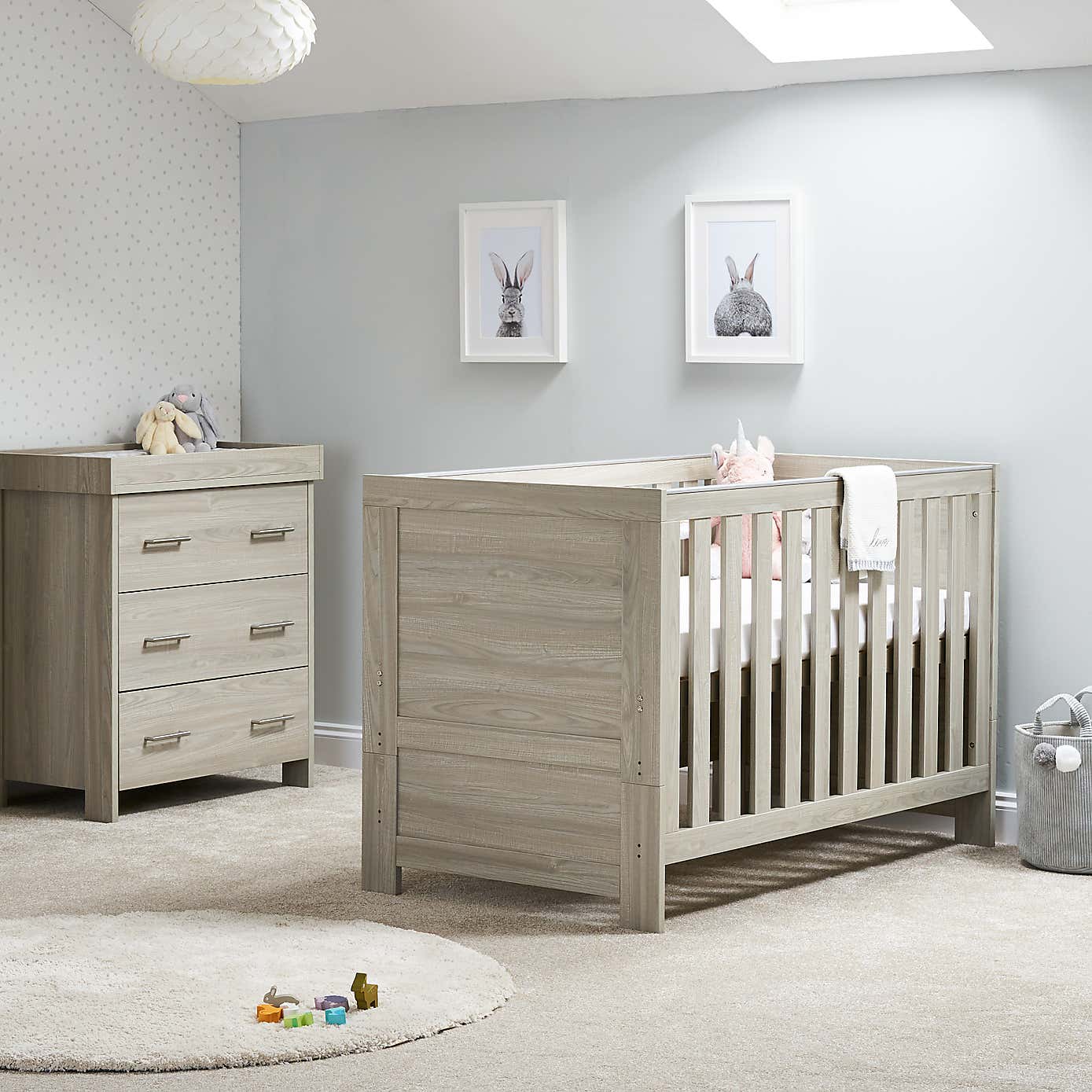 OBaby Nika 2 Piece Nursery Room Set