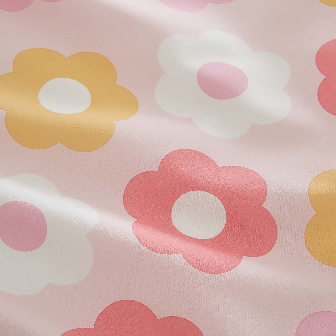 Catherine Lansfield Retro Daisy Fitted Sheet