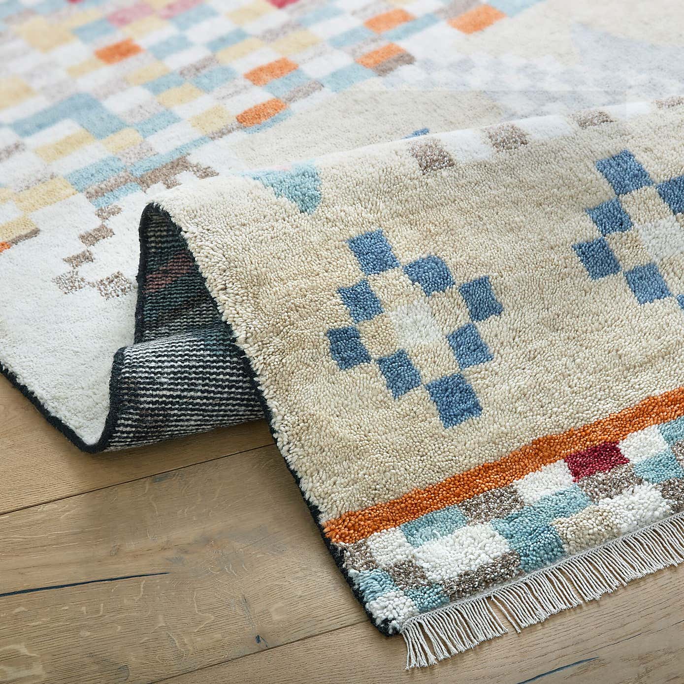 Umra Premium Hand-Knotted Shaggy Wool Rug