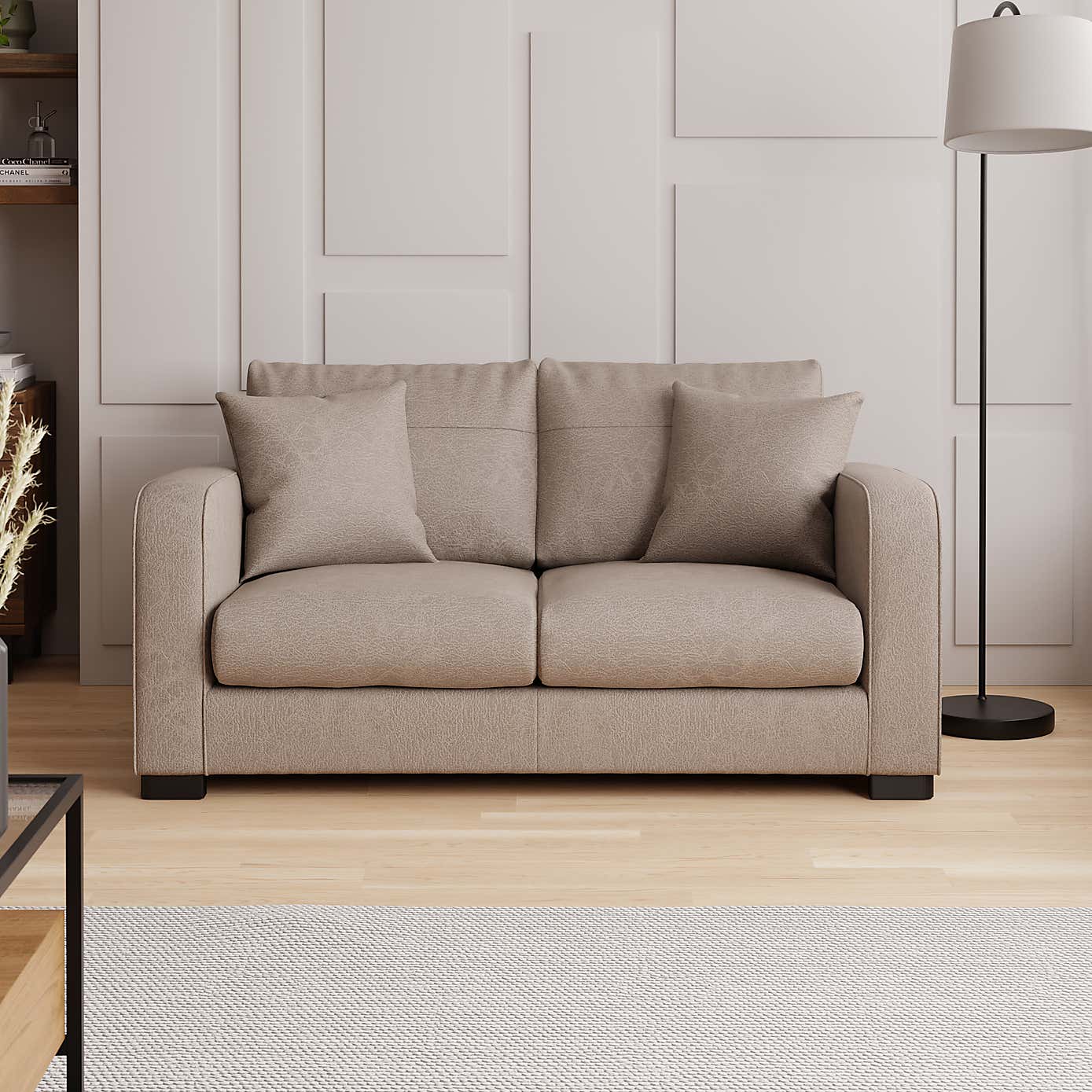 Carson Faux Leather 2 Seater Sofa