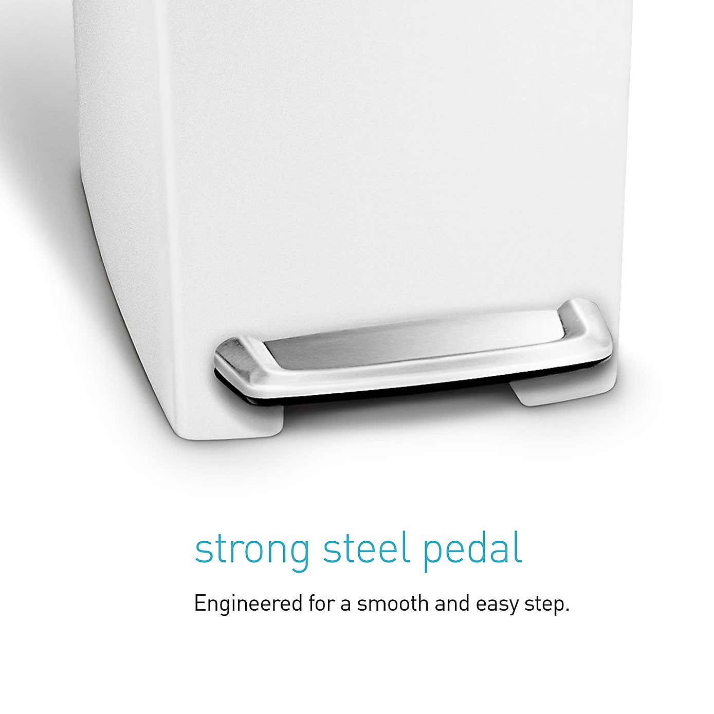 simplehuman 10 Litre Slim Pedal Bin