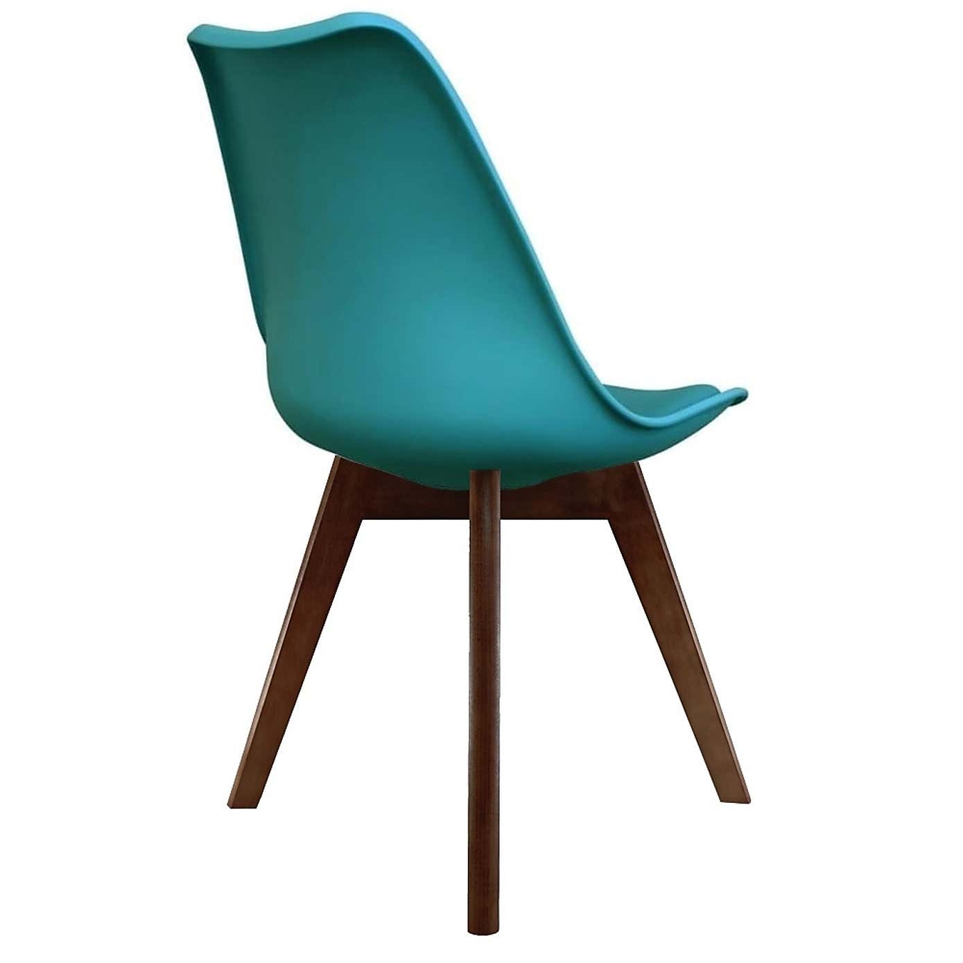 Fusion Living Soho Plastic Dining Chair with Squared Legs