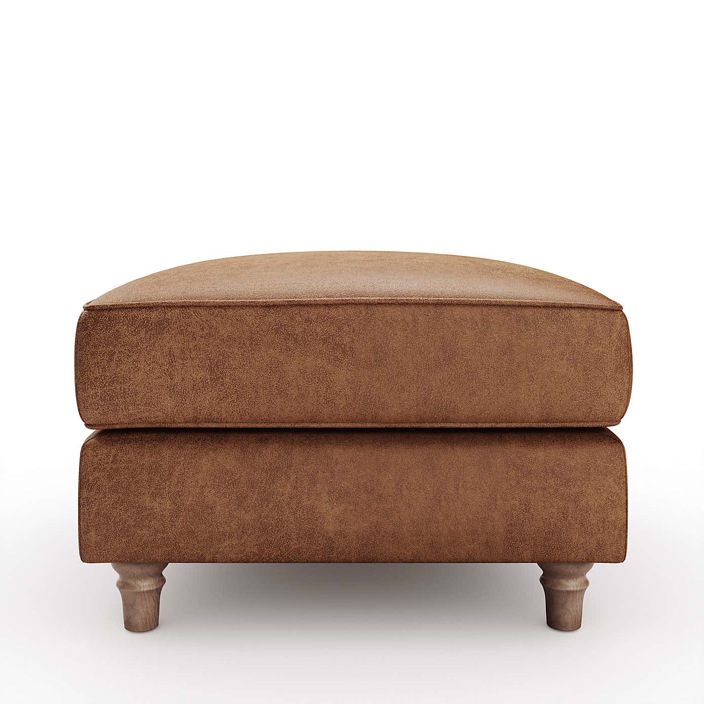 Flori Arizona Footstool, Faux Leather