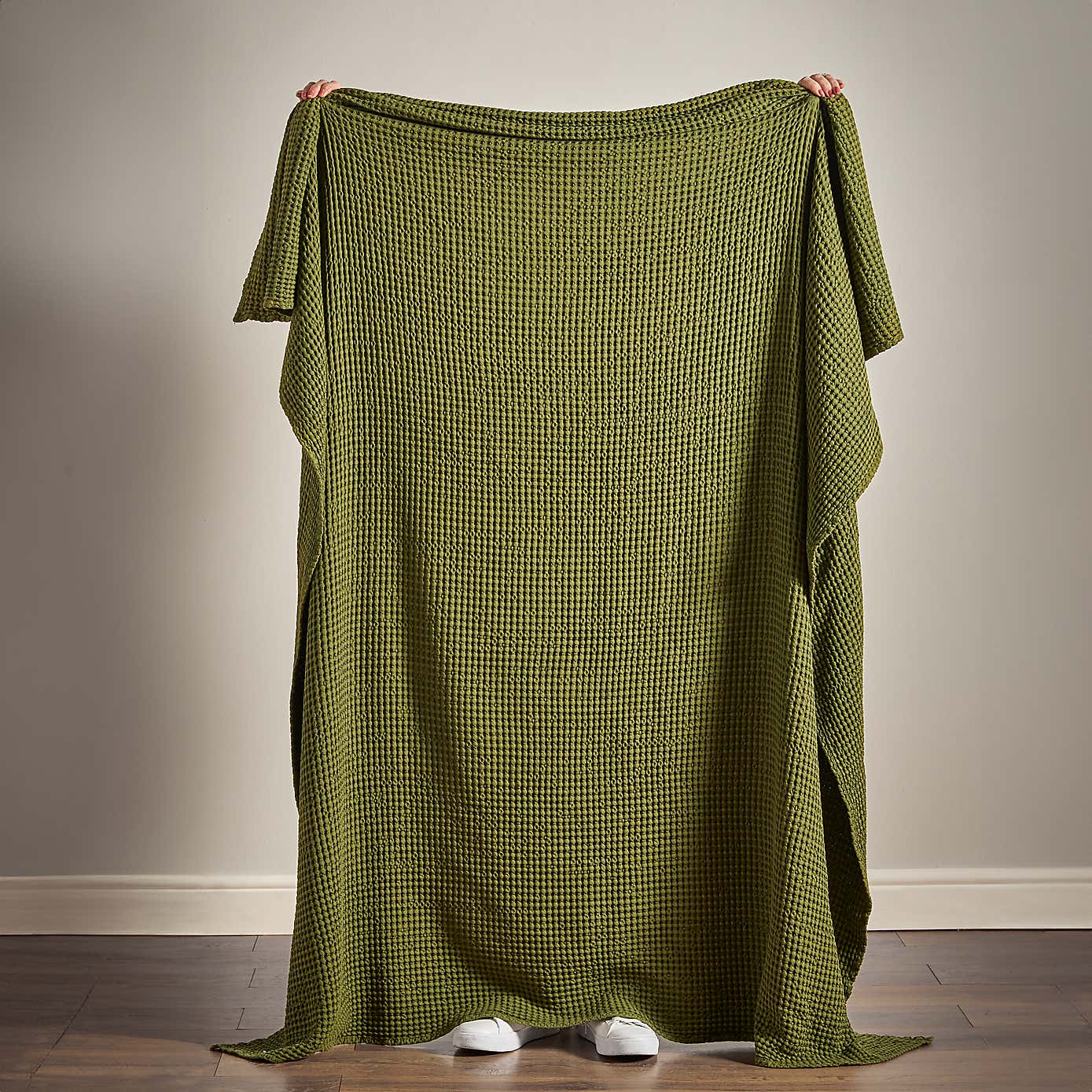 Pineapple Elephant Jaipur Waffle Throw 150cm x 200cm