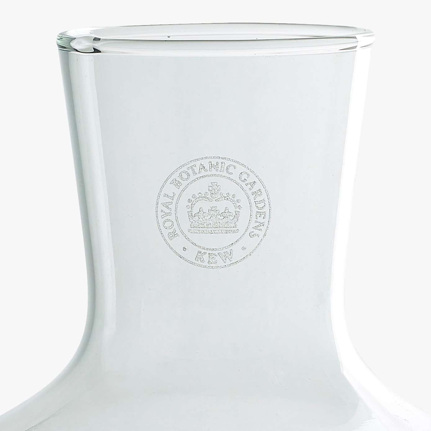 Kew Living Jewels Recycled Carafe Etched Logo