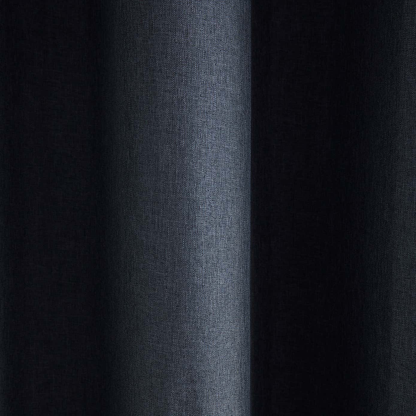 Berlin Blackout Eyelet Door Curtains