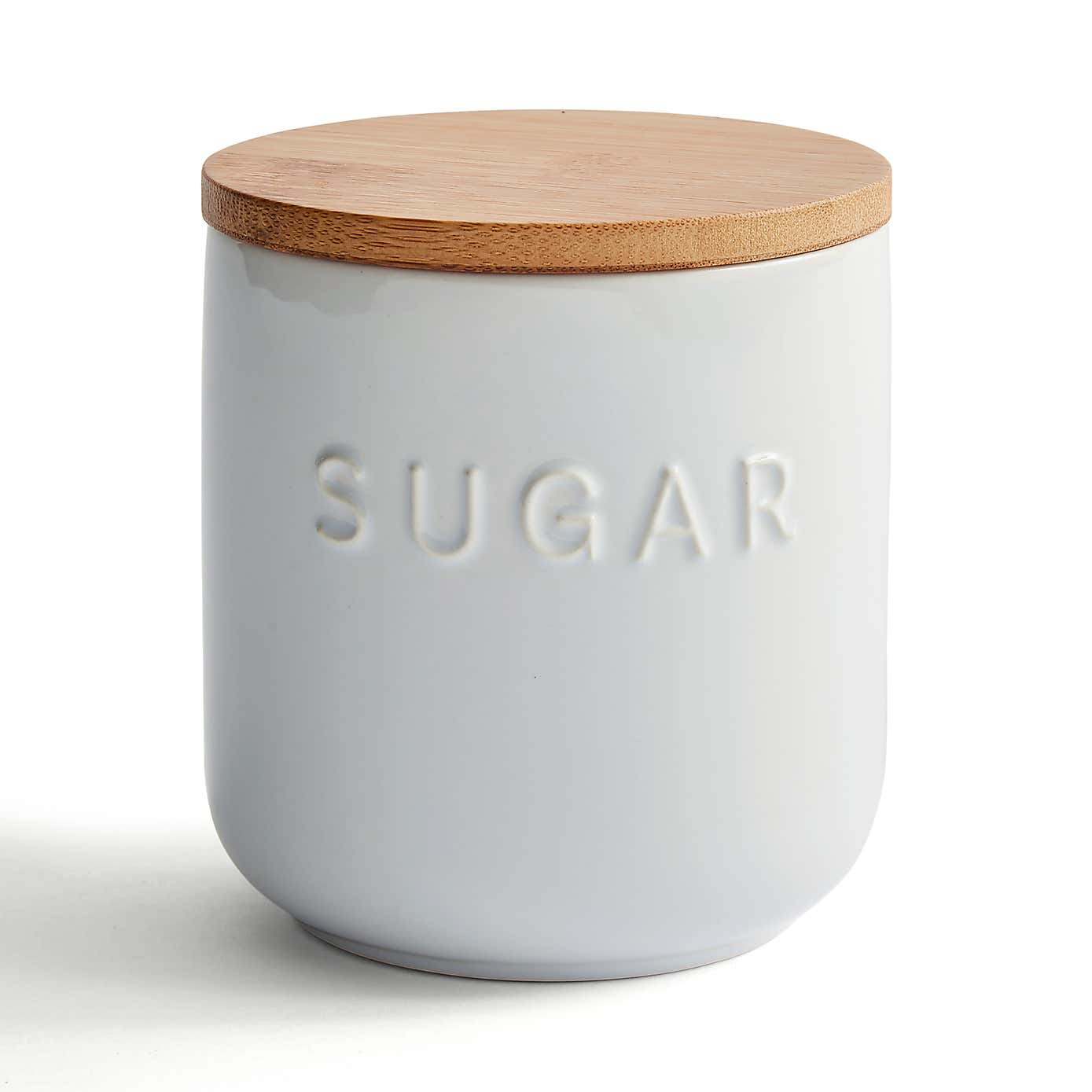 Ceramic Coffee Canister Grey
