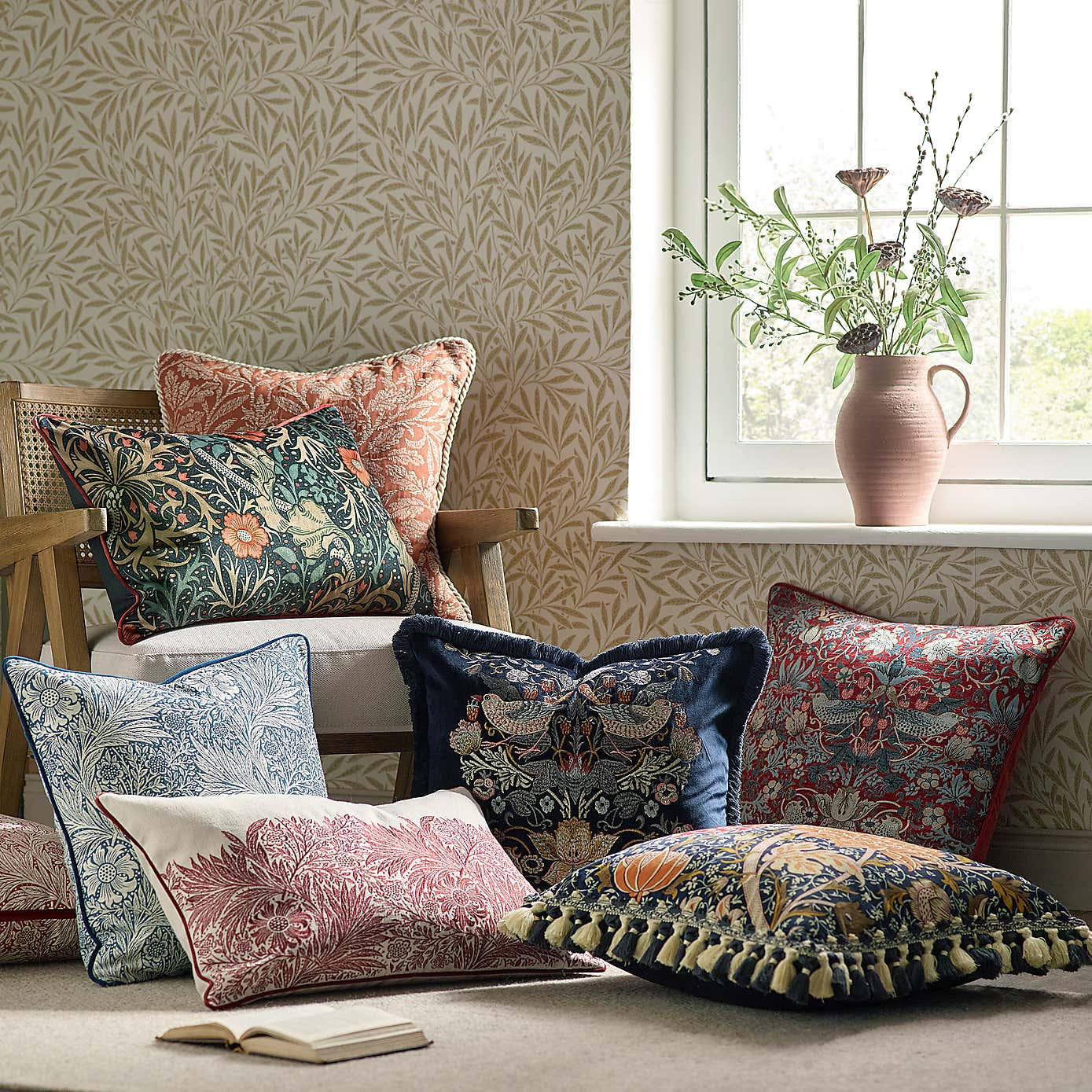 Morris & Co. Cray Square Cushion