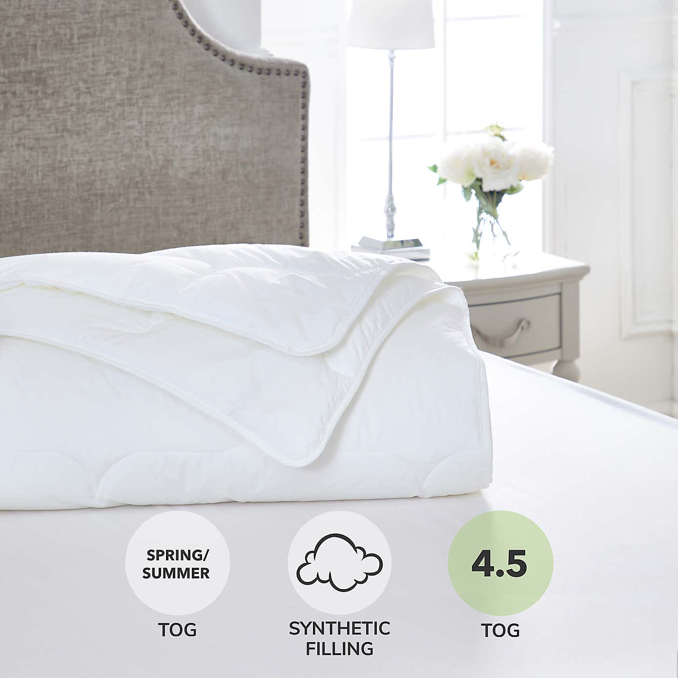 Dorma Sumptuous Down Like 4.5 Tog Duvet