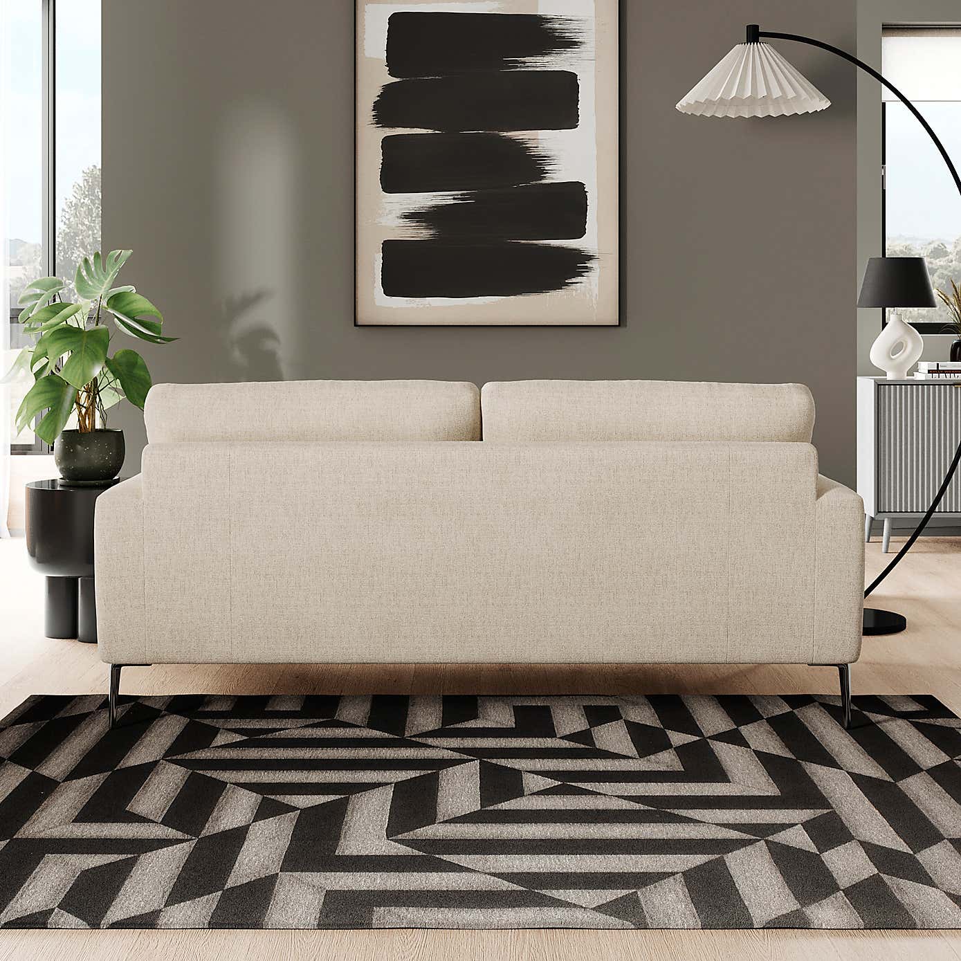 Lawson Chunky Tonal Weave 3 Seater Sofa