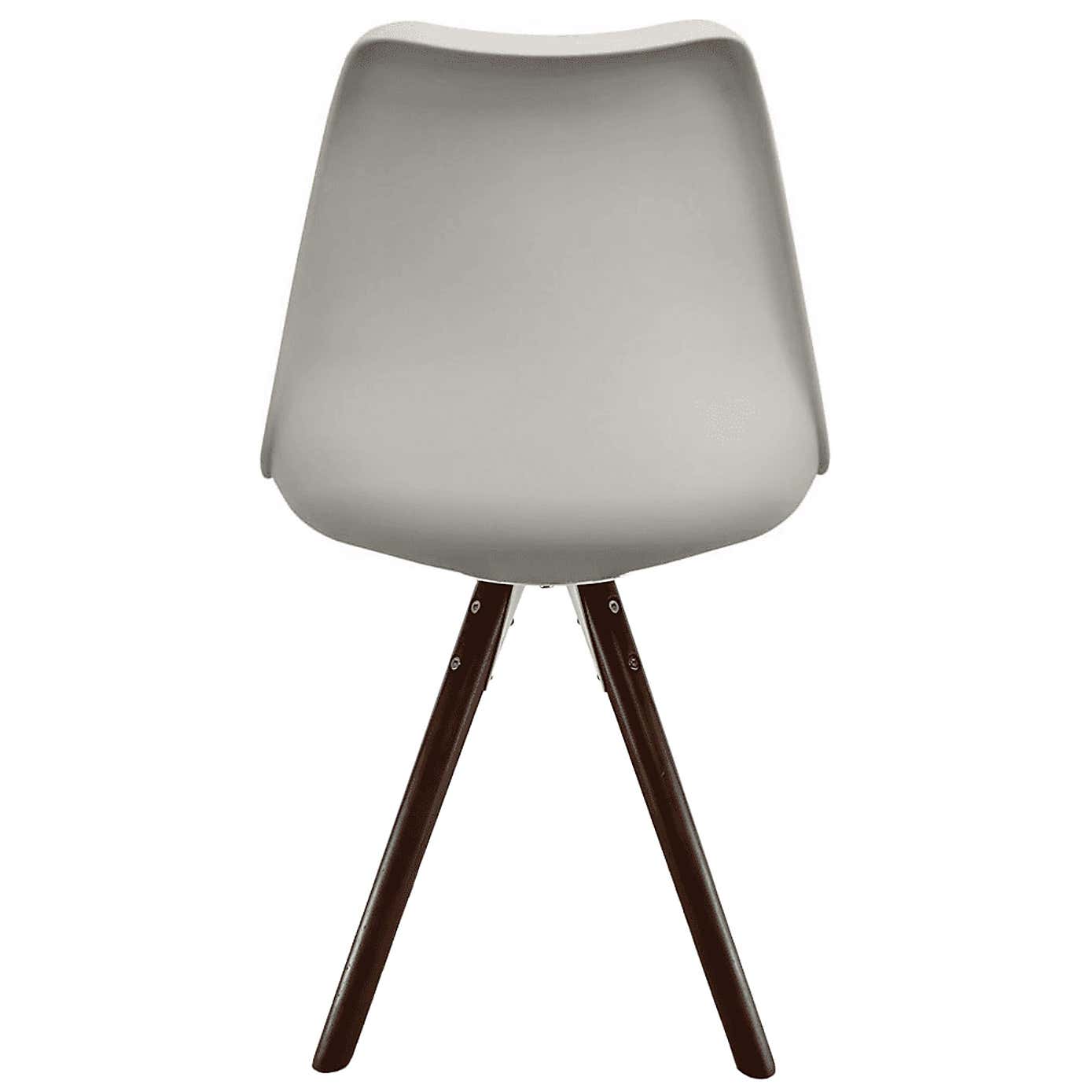 Fusion Living Soho Plastic Dining Chair with Pyramid Legs