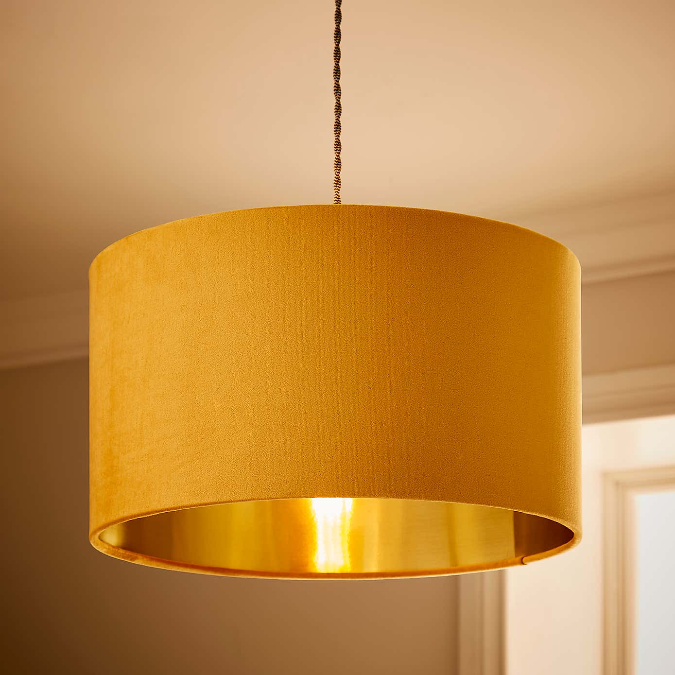 Nesa Velvet Drum Lamp Shade