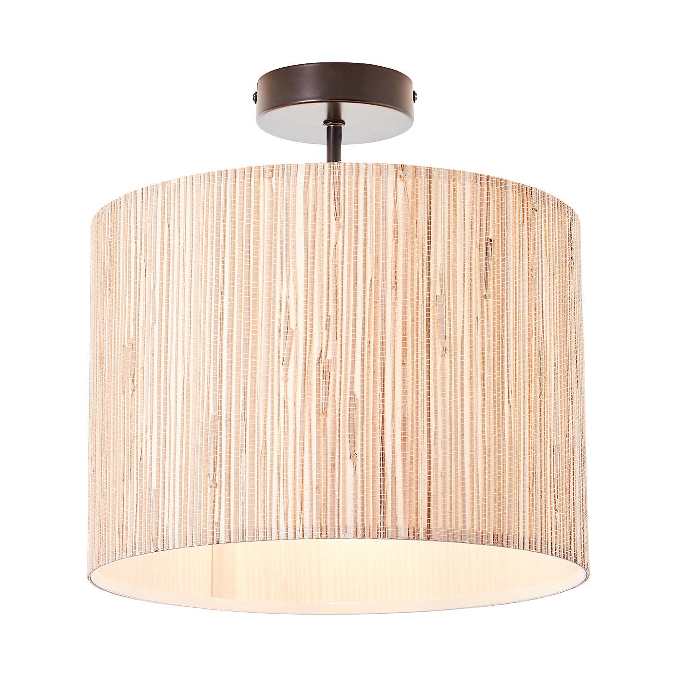 Vogue Marson 1 Light Semi Flush Ceiling Fitting