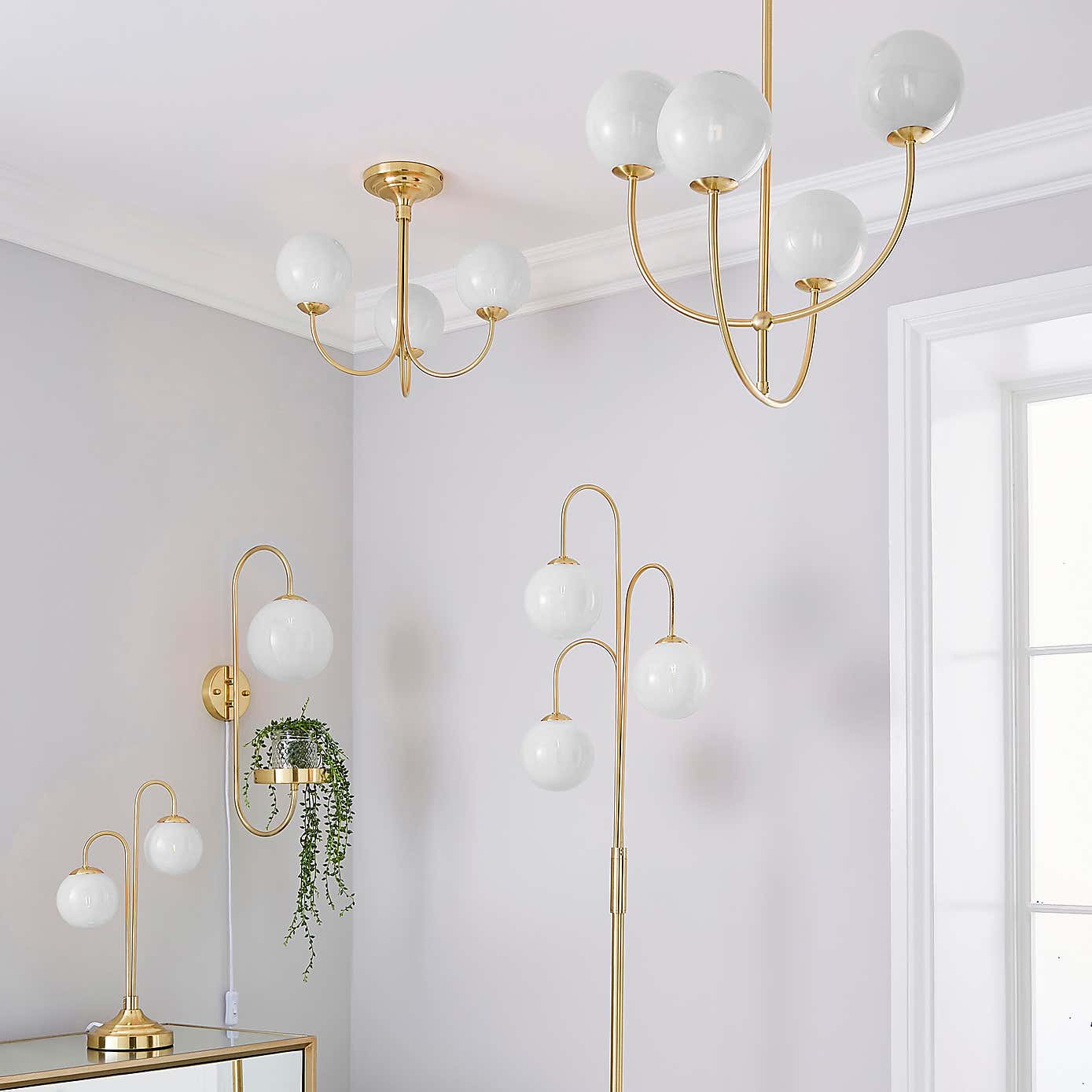 Gigi Easy Fit Plug In Wall Light with Shelf