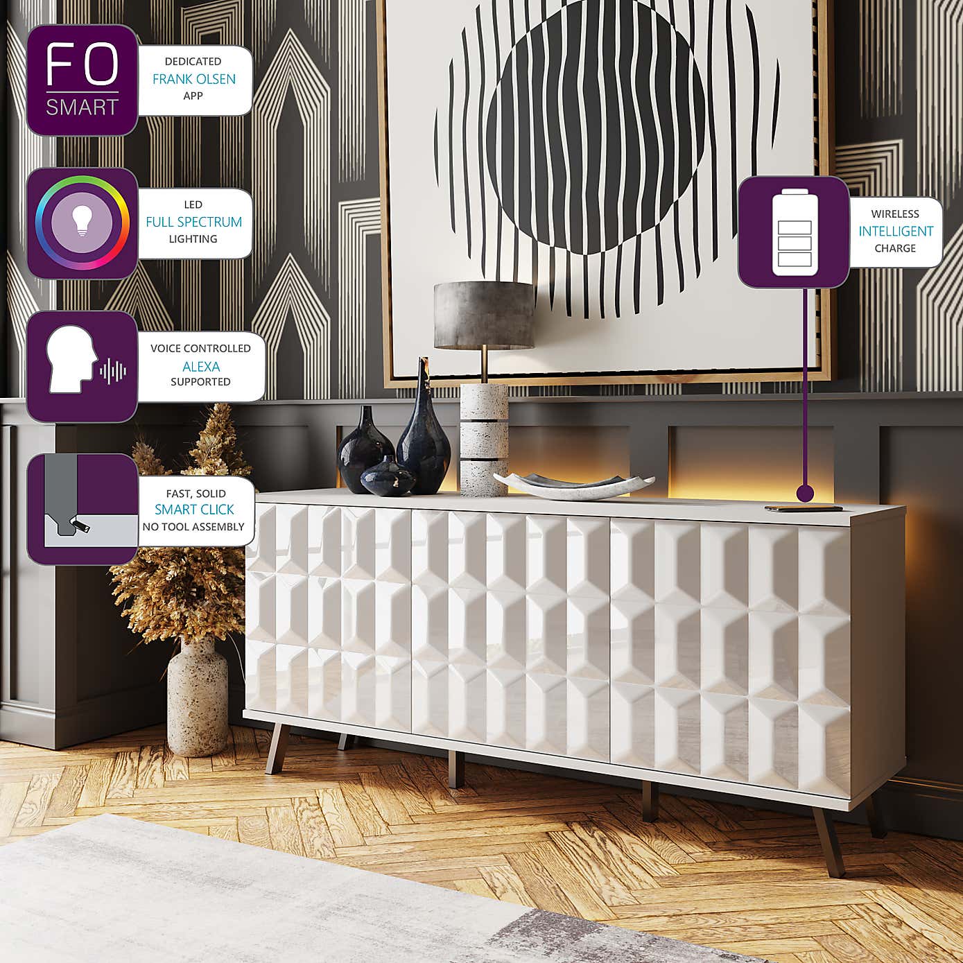 Elevate SMART LED Sideboard