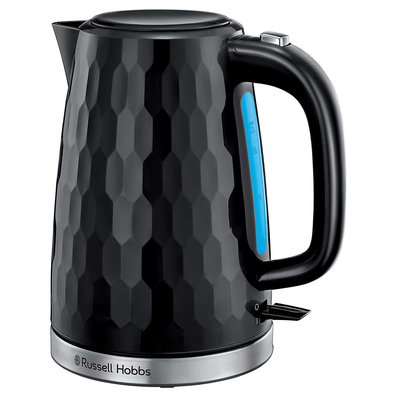 Russell Hobbs Honeycomb Kettle Black