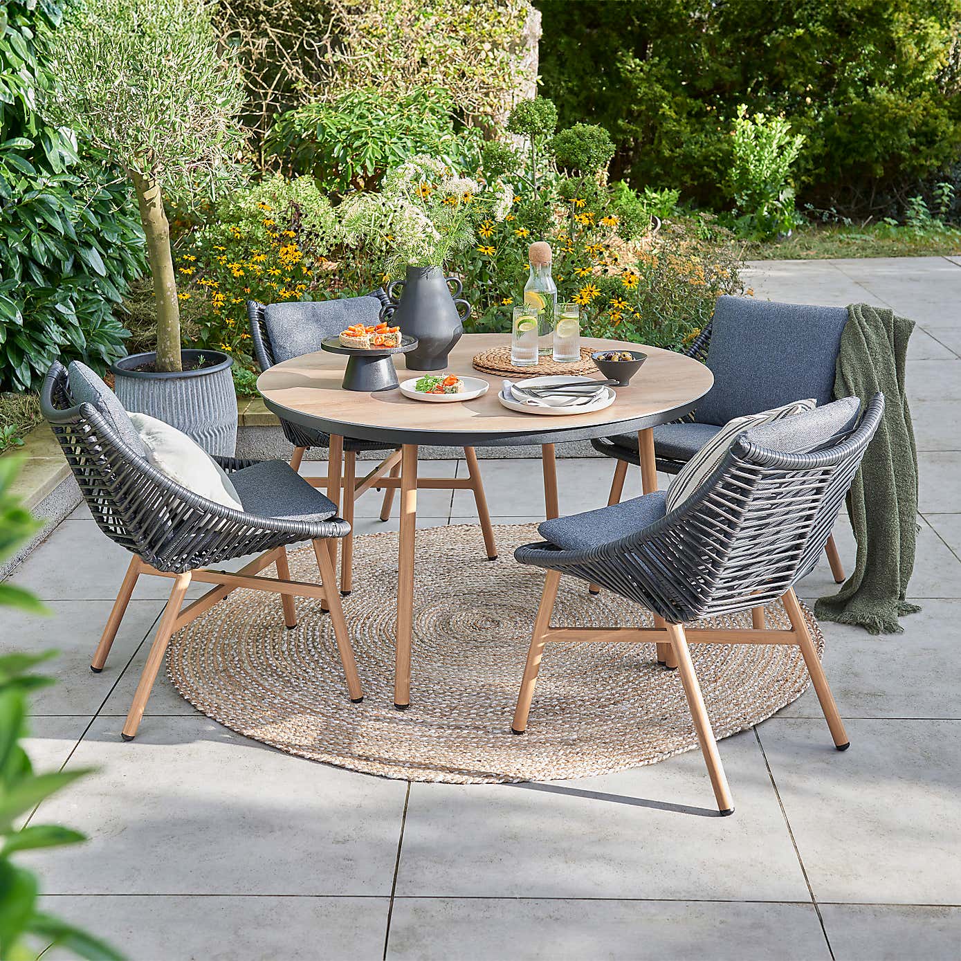 Keswick 4 Seater Outdoor Dining Set