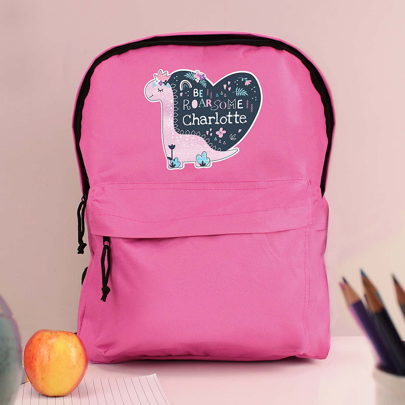 Personalised Dinosaur Backpack