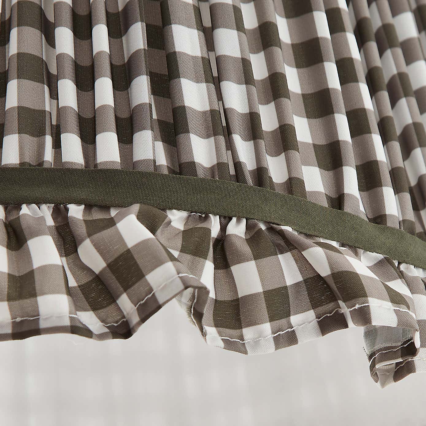 Carys Frilled Gingham Lamp Shade