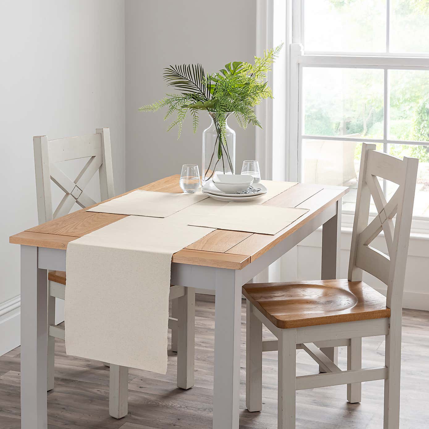 Set of 2 Recycled Ribbed Placemats