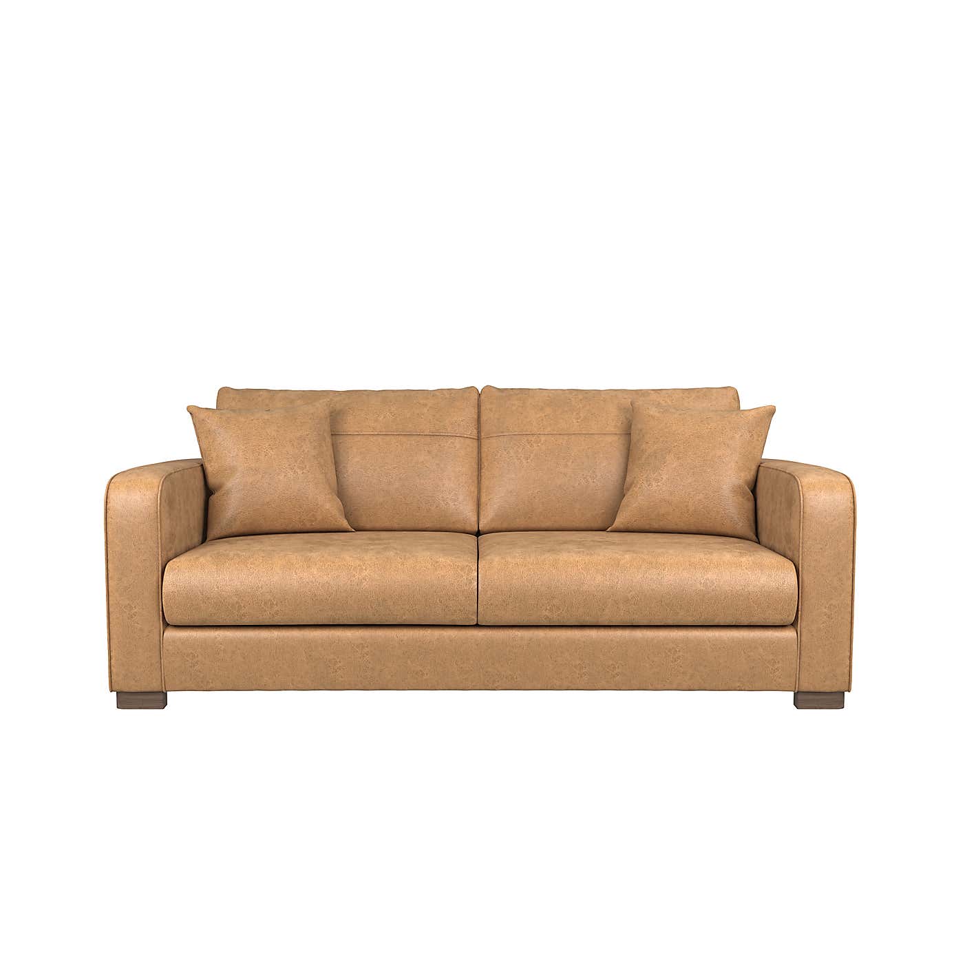 Carson Faux Leather 3 Seater Sofa