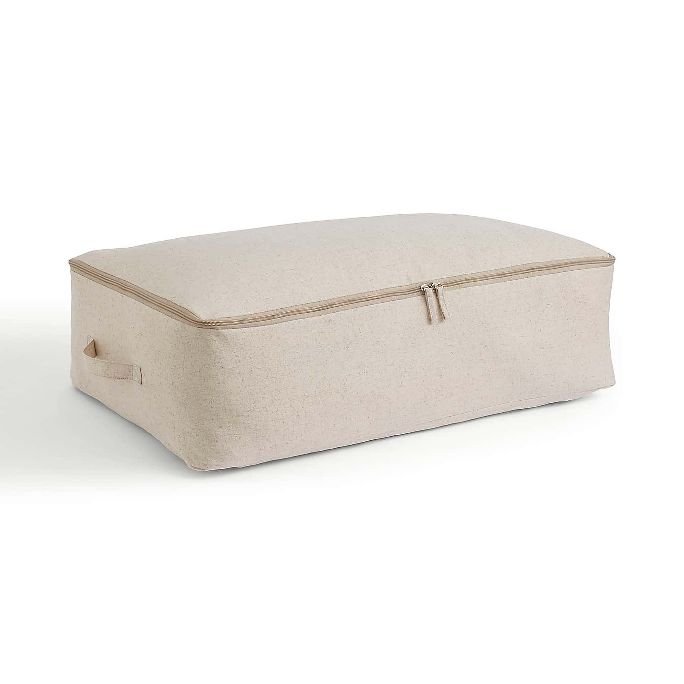 The Edited Life Natural Linen Underbed Storage Bag