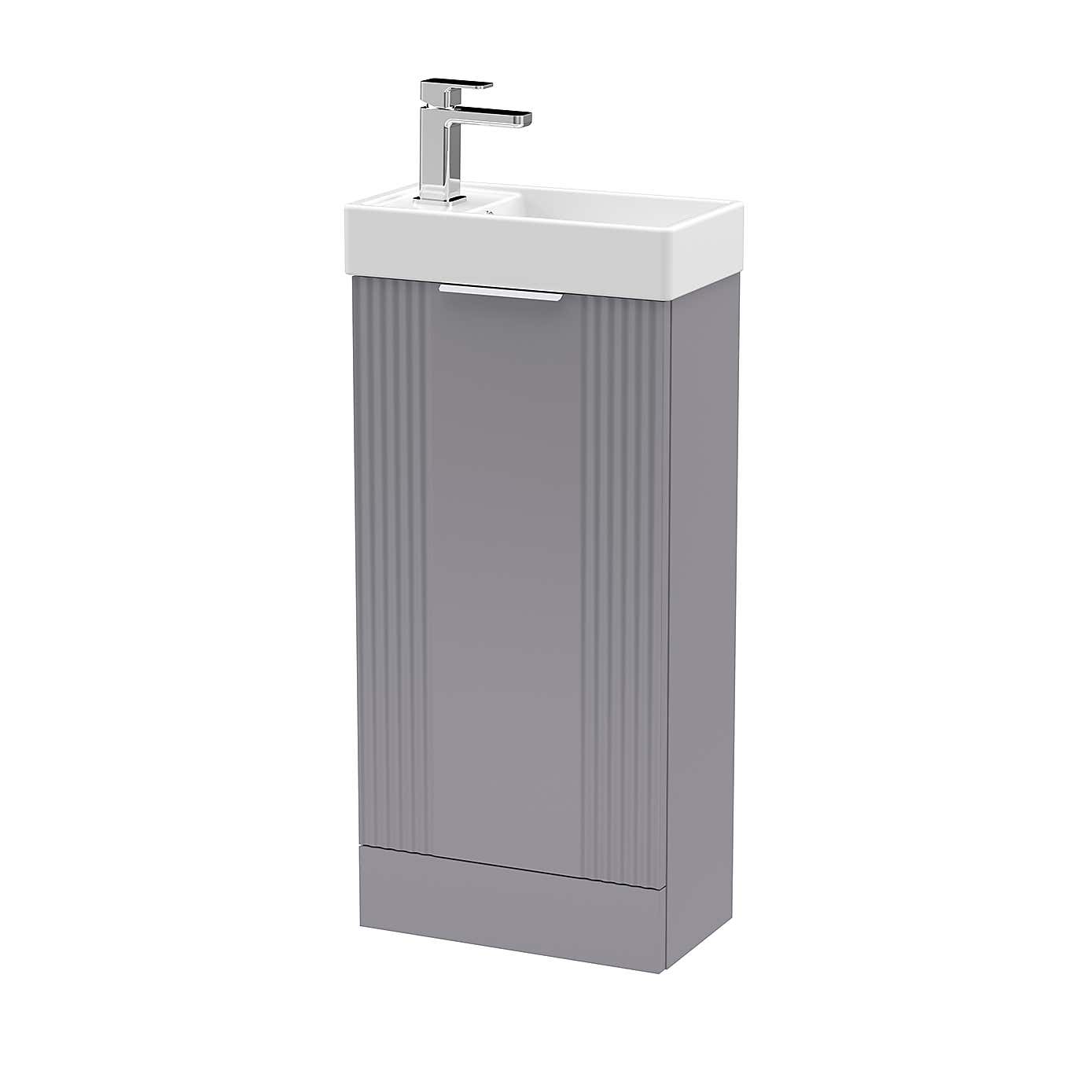 Deco Compact Floor Standing Vanity Unit with Basin