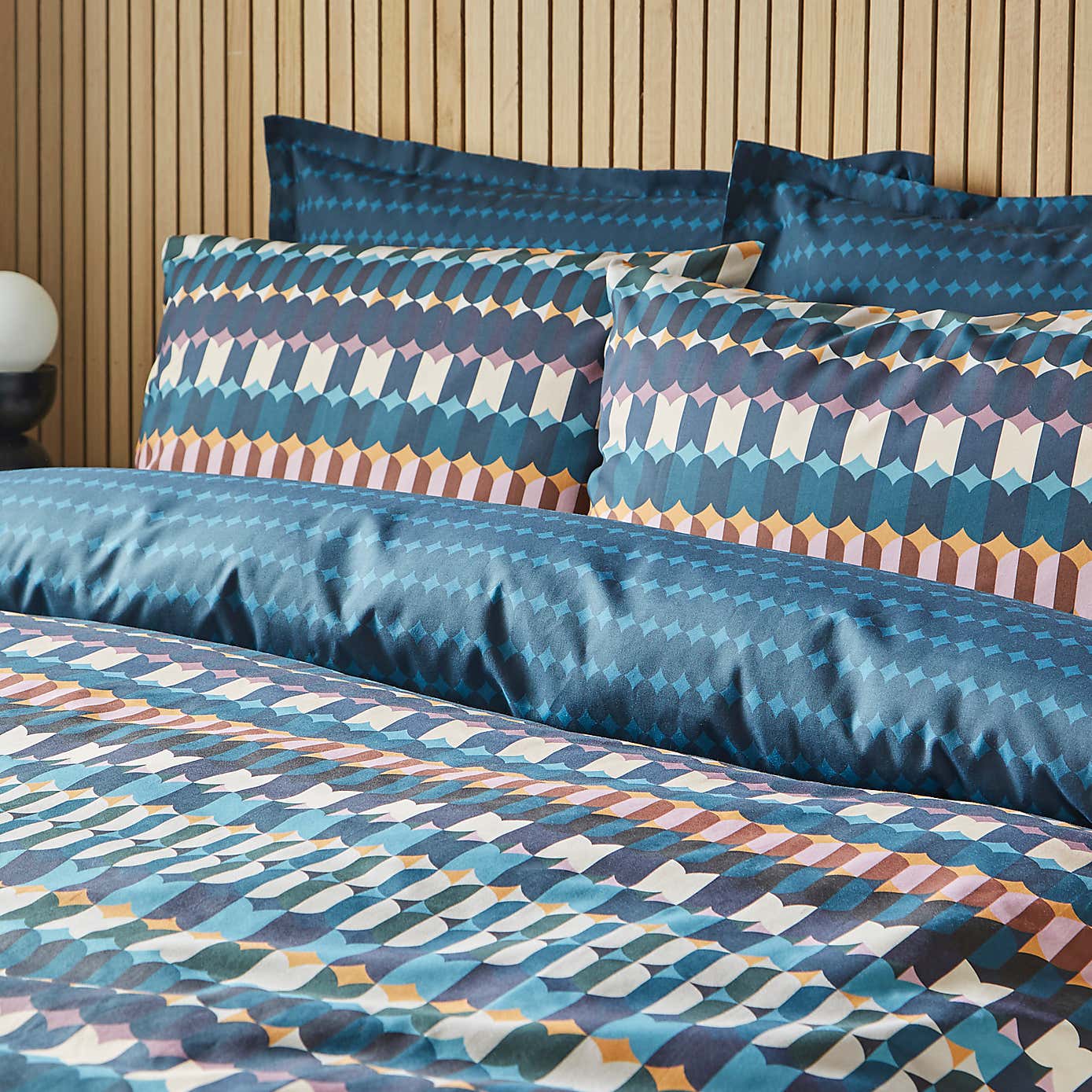 Oden Geometric Duvet Cover & Pillowcase Set