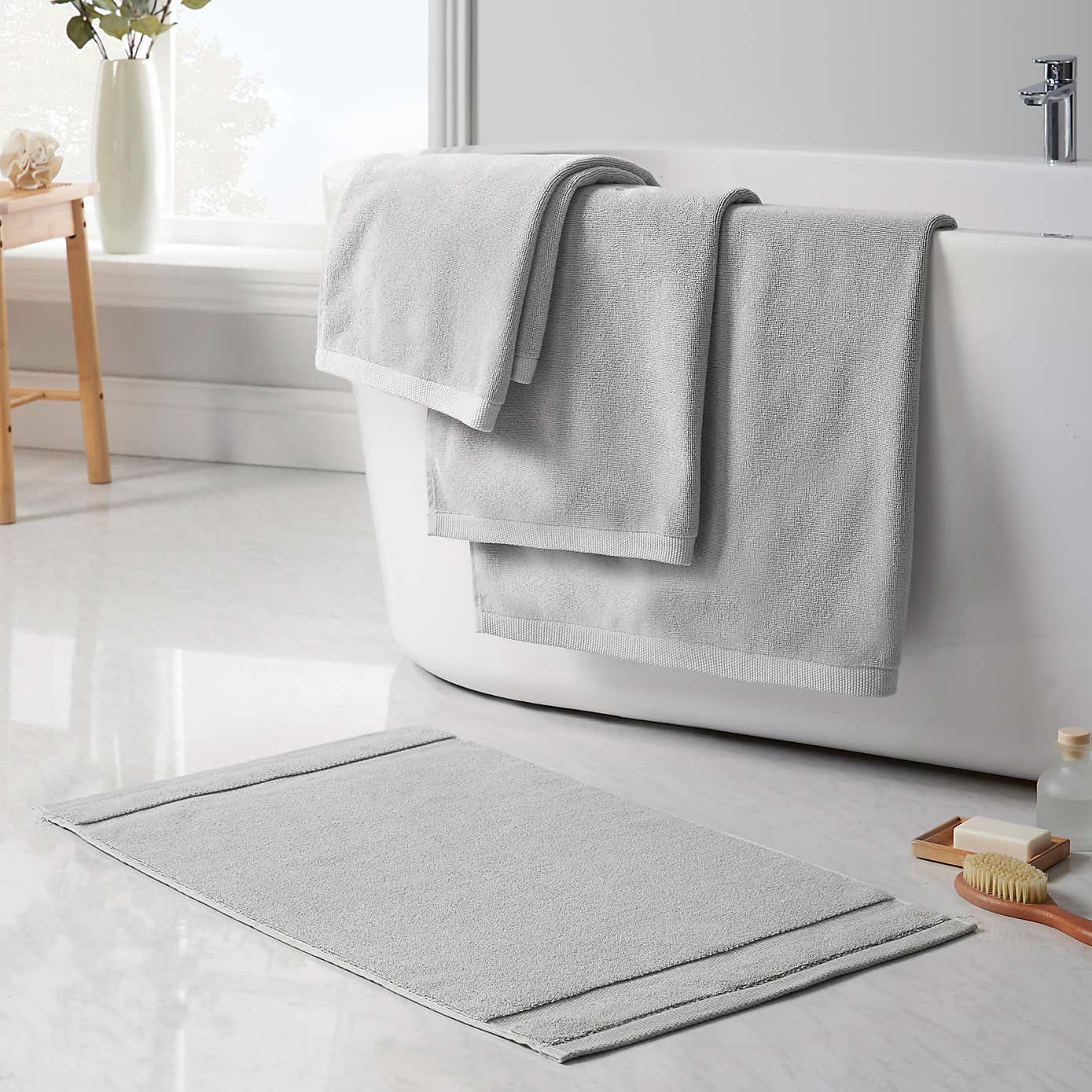 Turkish Luxury Heavyweight Cotton Bath Mat