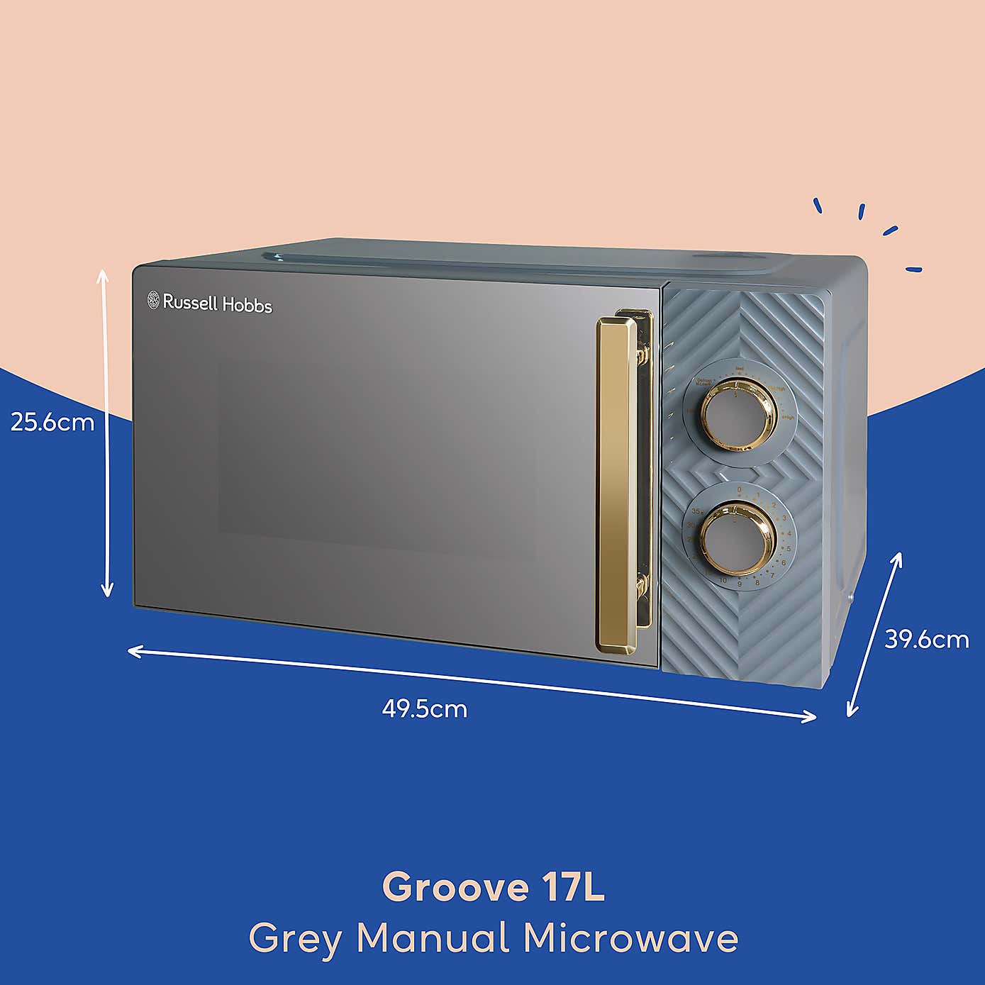 Russell Hobbs Groove 17L Manual Microwave