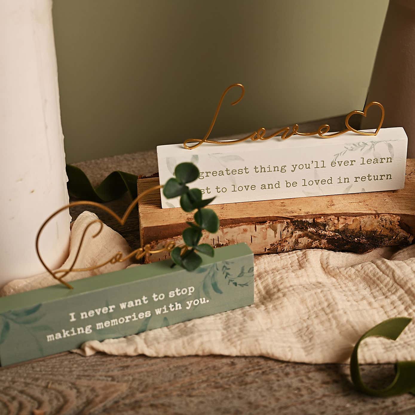 Love Story The Greatest Thing Plaque