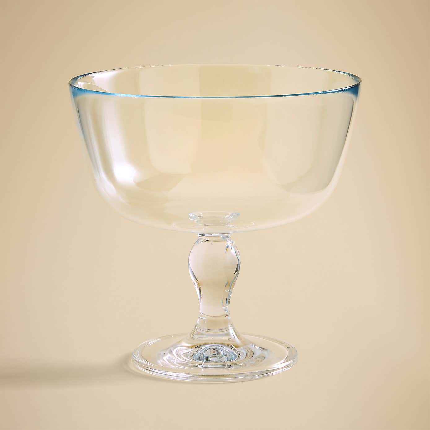 Large Glass Trifle Bowl