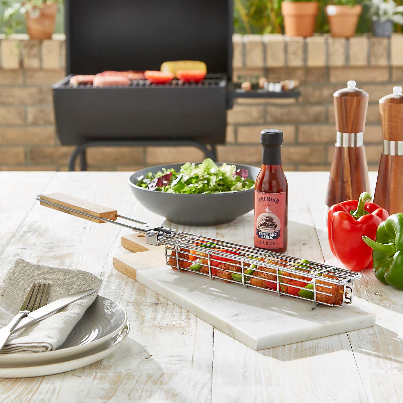 Stainless Steel Kebab Holder