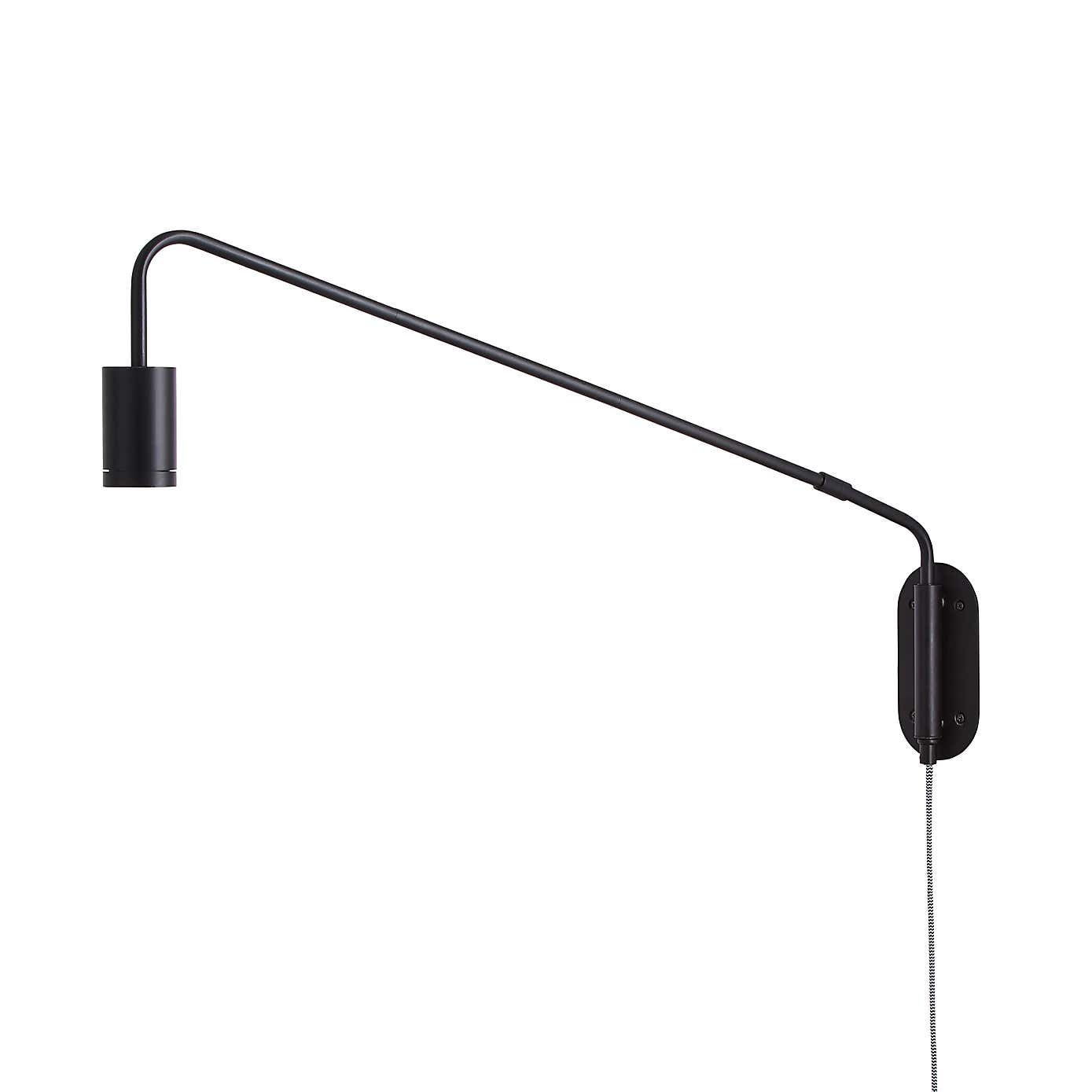 Braddy Arc Plug in Wall Light