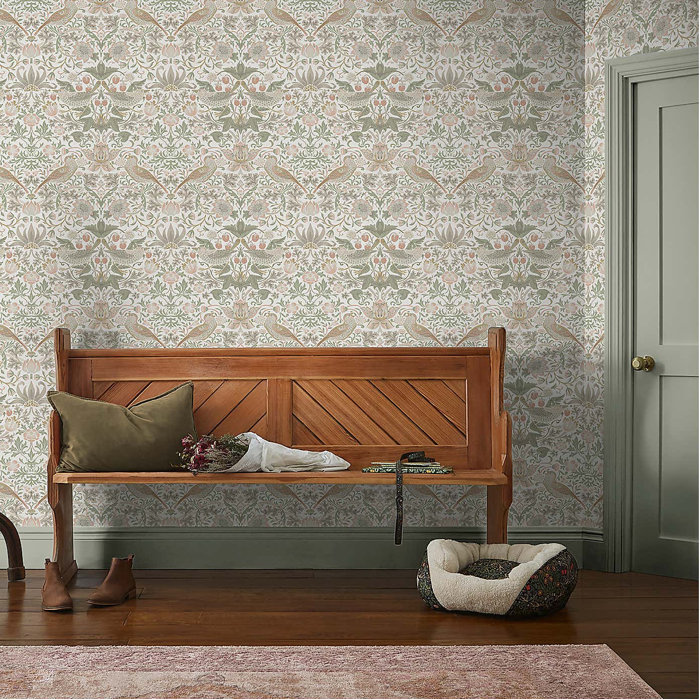 William Morris at Home Gallery Strawberry Thief Wallpaper