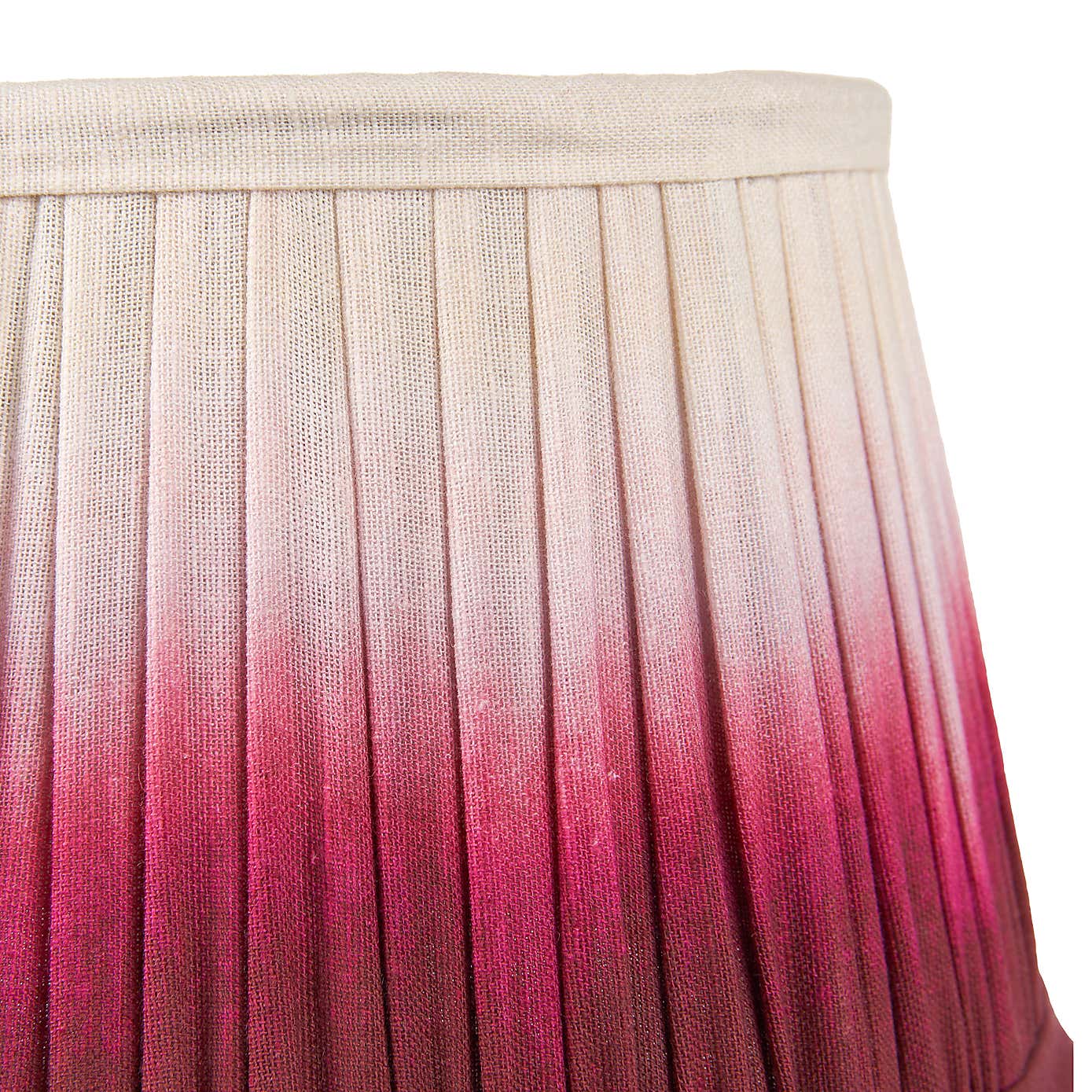 Scallop Ombre Soft Pleated Tapered Shade