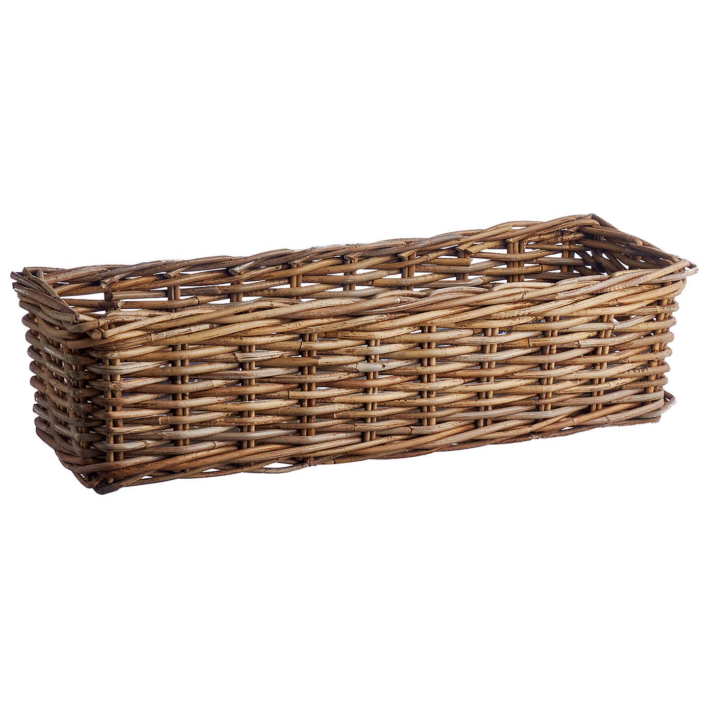 Natural Rattan Planter Box