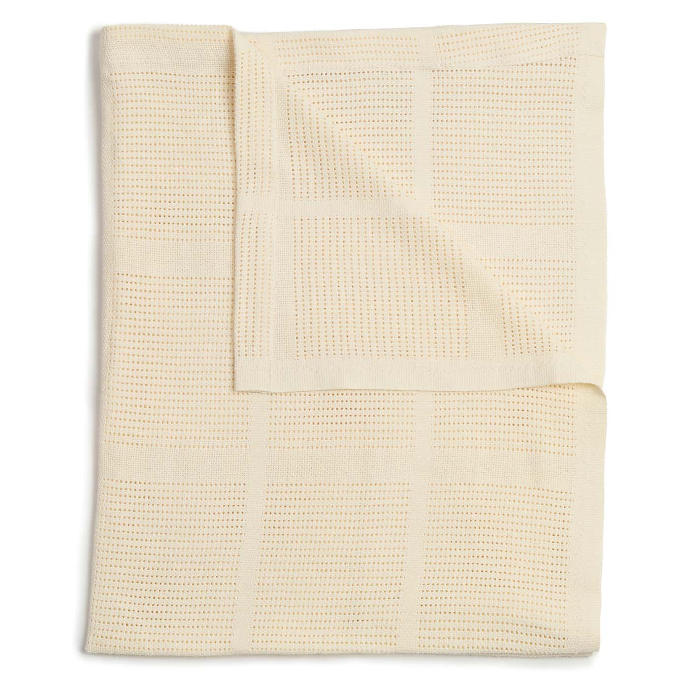 Clair de Lune Organic Cotton Cellular Pram Blanket